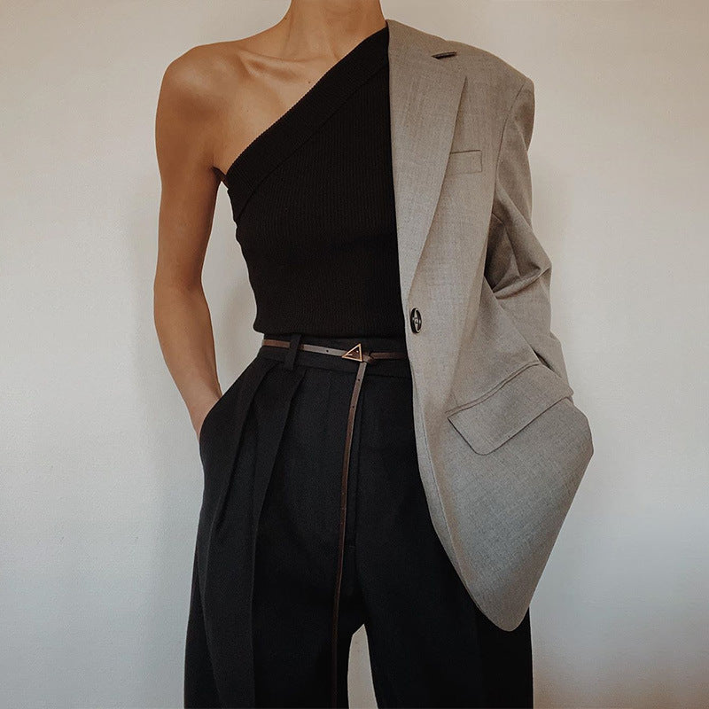 High Waist Wide Leg Trousers