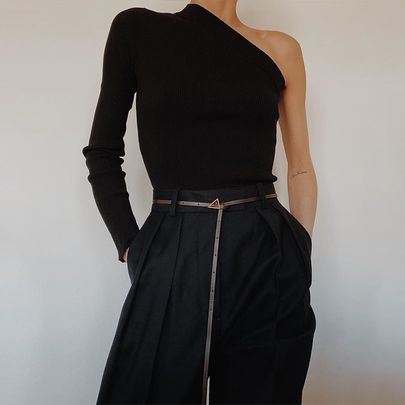 High Waist Wide Leg Trousers