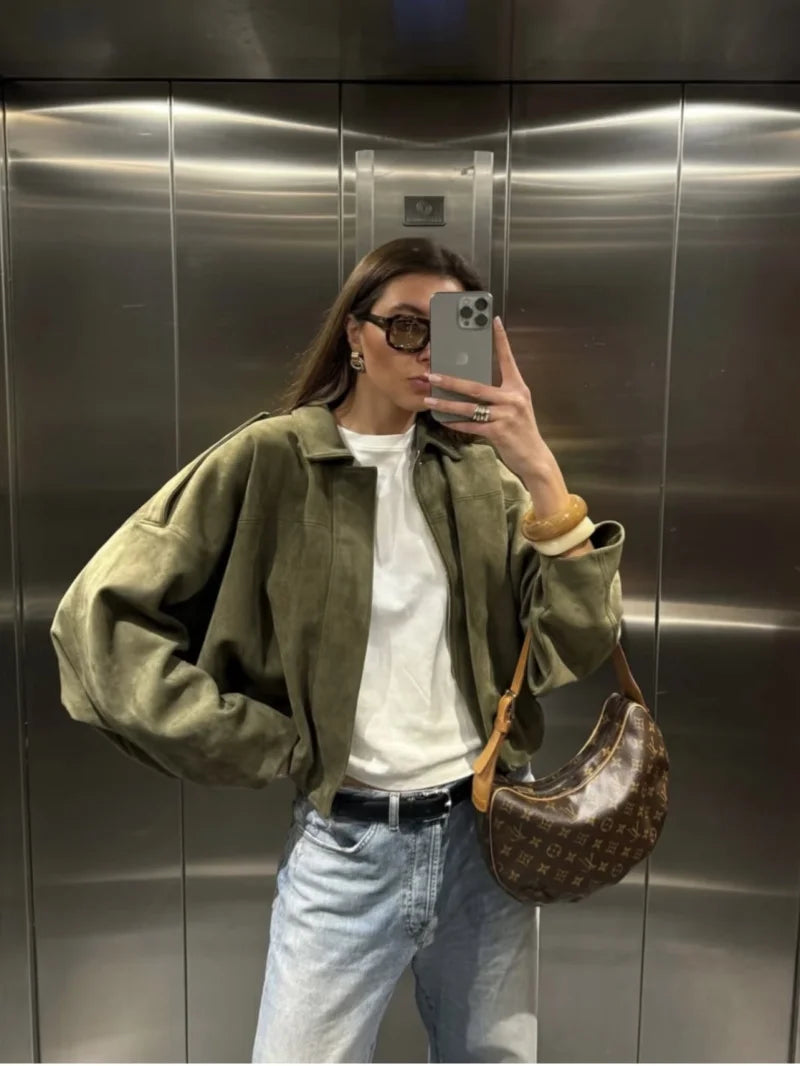 The Aviator | Casual Tat-Weave Jacket for Women