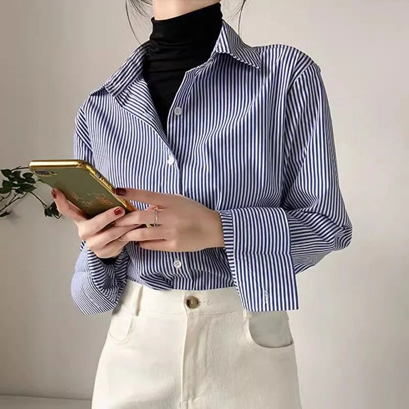 The Relaxed Stripe | Casual Loose-Fit Shirt