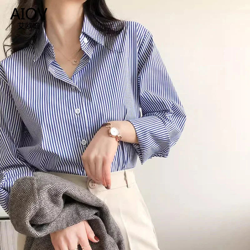 The Relaxed Stripe | Casual Loose-Fit Shirt